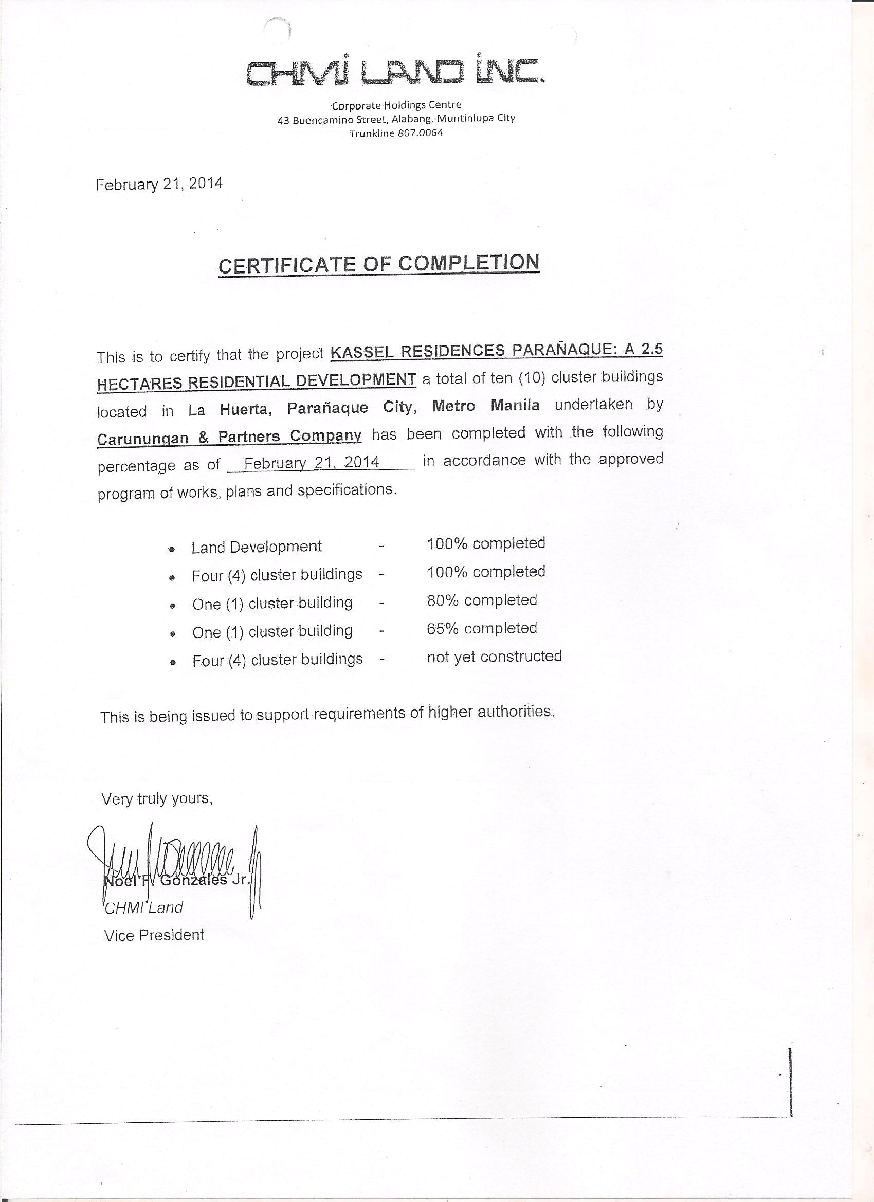 Certificate 8